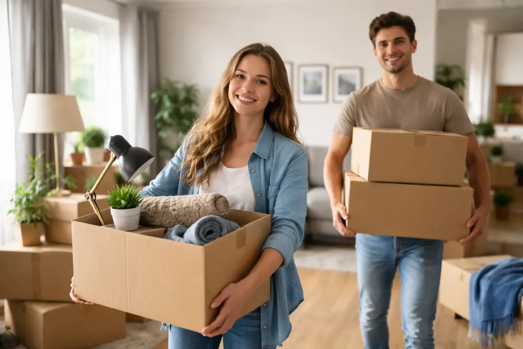 Moving into a bright home